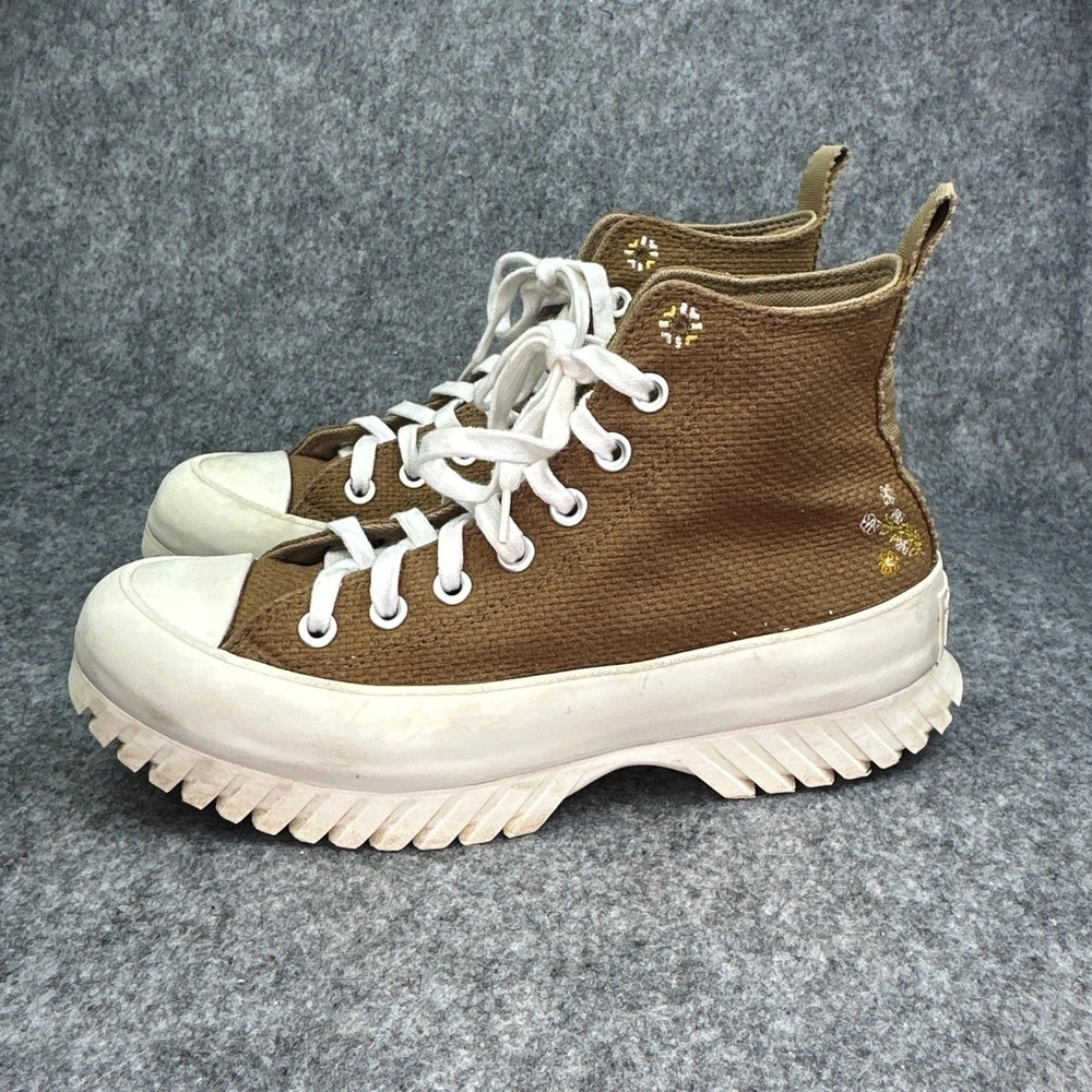 Converse Run Star Hike High Top Brown Platform Lug Sole Women's 8.5 Men's 6.5 - Picture 6 of 11